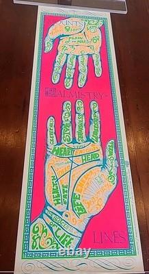 PALMISTRY Mounts Lines Yellow Unicorn BLACKLIGHT Poster Dunham Deatherage