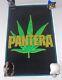 Pantera Rare Vintage Og 90's Potleaf 24x36 Blacklight Poster