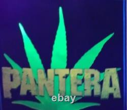 PANTERA Rare Vintage OG 90's potleaf 24x36 blacklight poster