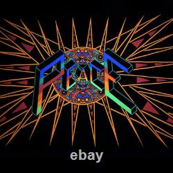 PEACE Psychedelic Vintage Black Light Poster HIP PRODUCTS Large 43.5X27.75