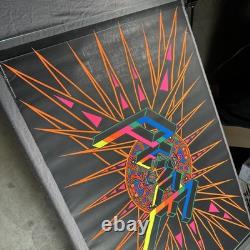 PEACE Psychedelic Vintage Black Light Poster HIP PRODUCTS Large 43.5X27.75 PEACE Psychedelic Vintage Black Light Poster HIP PRODUCTS Large 43.5X27.75