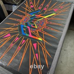PEACE Psychedelic Vintage Black Light Poster HIP PRODUCTS Large 43.5X27.75