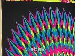 PEACOCK W-150 EGO VINTAGE 1969 BLACKLIGHT POSTER By NANCY PARKER -NICE