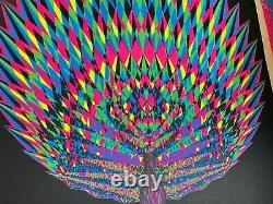 PEACOCK W-150 EGO VINTAGE 1969 BLACKLIGHT POSTER By NANCY PARKER -NICE