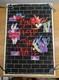 Pink Floyd The Wall Flocked Blacklight Poster 1994 Scorpio Screamin Heads #1652