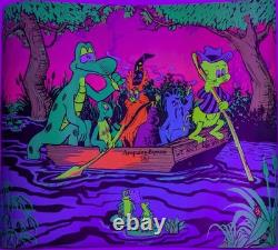 POGO POSSUM SWAMP PARTY 70's SCARCE BLACKLIGHT Poster Psychedelic EXC FREE SHIP