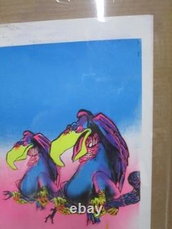 Patience my ass! Let's kill something! Vintage black light Poster 1971 22485