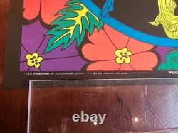 Peace Girl Blacklight Poster Pomegranate Chrysle Creation 1971 Sausalito #723