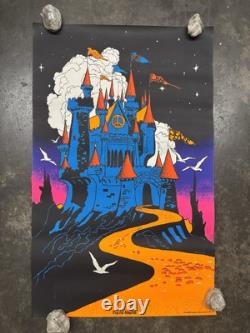 Peaceful kingdom 1971 black light poster vintage psychedelic peace C2841