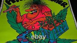 Peter Pot Pusher 1972 One Stop Poster original blacklight poster 35 x 23