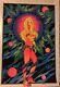 Pinup Girl Hippie Psychedelic Classic Original Blacklight Poster Rare