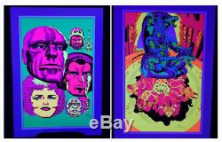 Planetary Control Room LORD OF LIGHT Blacklight Print Jack Kirby Geller SIGNED