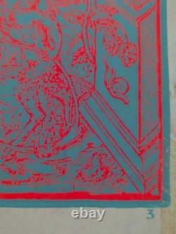 Posters # 3, 4 & 11 RARE Hambly Studios Psychedelic 1960's Black Light MCM
