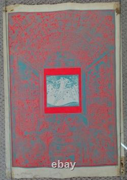 Posters # 3, 4 & 11 RARE Hambly Studios Psychedelic 1960's Black Light MCM