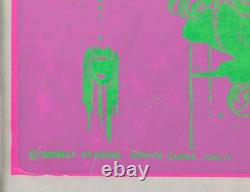 Posters # 3, 4 & 11 RARE Hambly Studios Psychedelic 1960's Black Light MCM