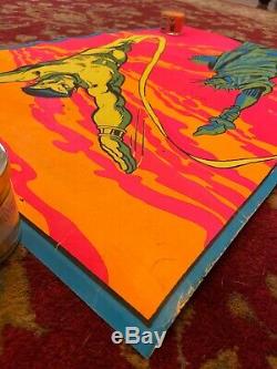 Prince Namor Blacklight Poster Original Third Eye INC The Submariner 1971 Marvel