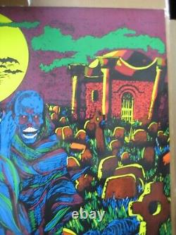 Prince of Darkness 1971 Black Light vintage Poster Large Inv#G7231