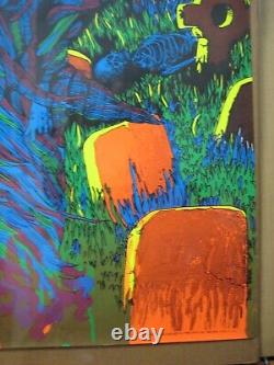Prince of Darkness 1971 Black Light vintage Poster Large Inv#G7231