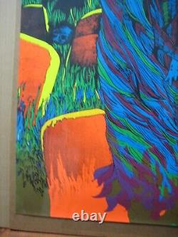 Prince of Darkness 1971 Black Light vintage Poster Large Inv#G7231