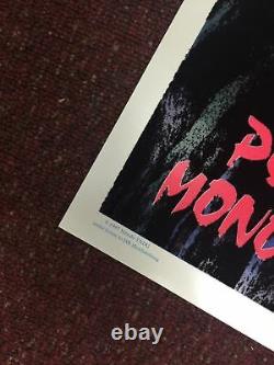 Princess Mononoke Kodama Vintage Poster 1997 Felt Blacklight Anime Rare OOP