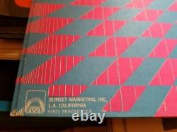 Psychedelic Sunset 1971 71 Vintage Blacklight Nos Poster -nice