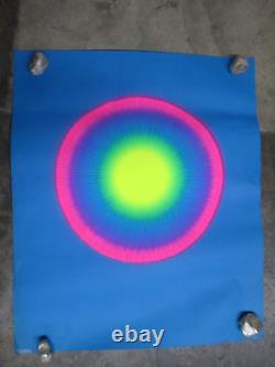 Psycho sun 1969 black light poster vintage psychedelic synthetic trips C2361
