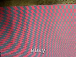 Psycho sun black light poster vintage 1970's C2632