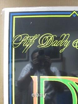 Puff Daddy & the Family NO way Velvet Black Light Poster 1997 flocked Inv#G1226