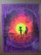 Purple Sunshine Love Peace Black Light Poster 1971 Synthetic Trips In#g6563