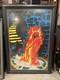 Rare Authentic Black Light Poster Vintage 1970 Rage Rising Satan Lucifer Devil