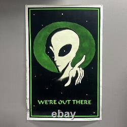 RARE Alien UFO Blacklight Poster by Funky Enterprises, Inc Alien #905