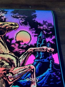 RARE BLACKLIGHT POSTER 32 NOS Vtg 70s Flocked NOS Stallion RARE BLACKLIGHT POSTER 32 NOS Vtg 70s Flocked NOS Stallion