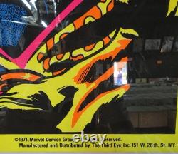 RARE Doctor Strange Meets Eternity Black Light Poster #4007 1971 Third Eye