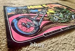 RARE John 5 Anaheim Nov. 17 2018 Blacklight Felt Poster 17 x 24 Zombie Manson