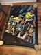 Rare Motocross Dirt Bike Velvet Blacklight Poster 32 Rare Nos Vtg 70s Racing