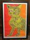 Rare Original Electric Cat Joe Roberts Jr Blacklight Poster Dated 1967