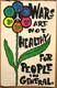 Rare Original 1969 Wars Are Not Healthy Blacklight Poster Pro Arts 21-3/8 X 33