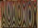 Rare Original 1972 Oval Moire Blacklight Poster Alberto Biasil  -look