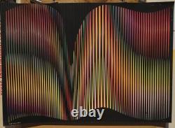 RARE Original 1972 TEMPO Blacklight Poster Nova Posters Alberto Biasil  -LOOK