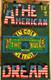 Rare Original 1973 American Dream Blacklight Poster Mint Pro-arts 21 X 33-1/4