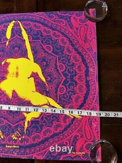 RARE Psychedelic PAUL KAGAN Berkeley CALI POPArt EROTIC Black Light POSTER 1967