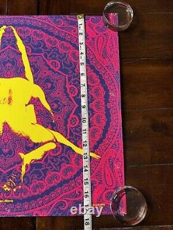 RARE Psychedelic PAUL KAGAN Berkeley CALI POPArt EROTIC Black Light POSTER 1967