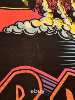 RARE VELVET BLACKLIGHT POSTER BORN DRAG SS'68 CAMARO 32 Rare Ed Roth NOS Vtg