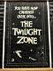 Rare Vintage 1989 Twilight Zone Flocked Blacklight Poster Glow In The Dark 23x36