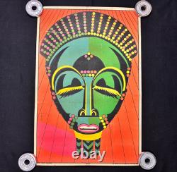 RARE Vintage 1968 Walter Bomar EVE Blacklight Poster Dream Merchants 23x35