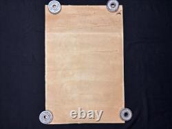 RARE Vintage 1968 Walter Bomar EVE Blacklight Poster Dream Merchants 23x35