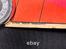 RARE Vintage 1968 Walter Bomar EVE Blacklight Poster Dream Merchants 23x35