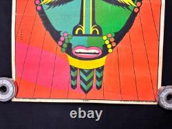 RARE Vintage 1968 Walter Bomar EVE Blacklight Poster Dream Merchants 23x35