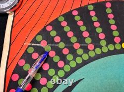 RARE Vintage 1968 Walter Bomar EVE Blacklight Poster Dream Merchants 23x35