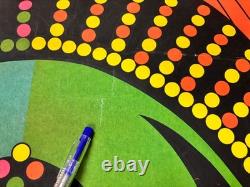 RARE Vintage 1968 Walter Bomar EVE Blacklight Poster Dream Merchants 23x35